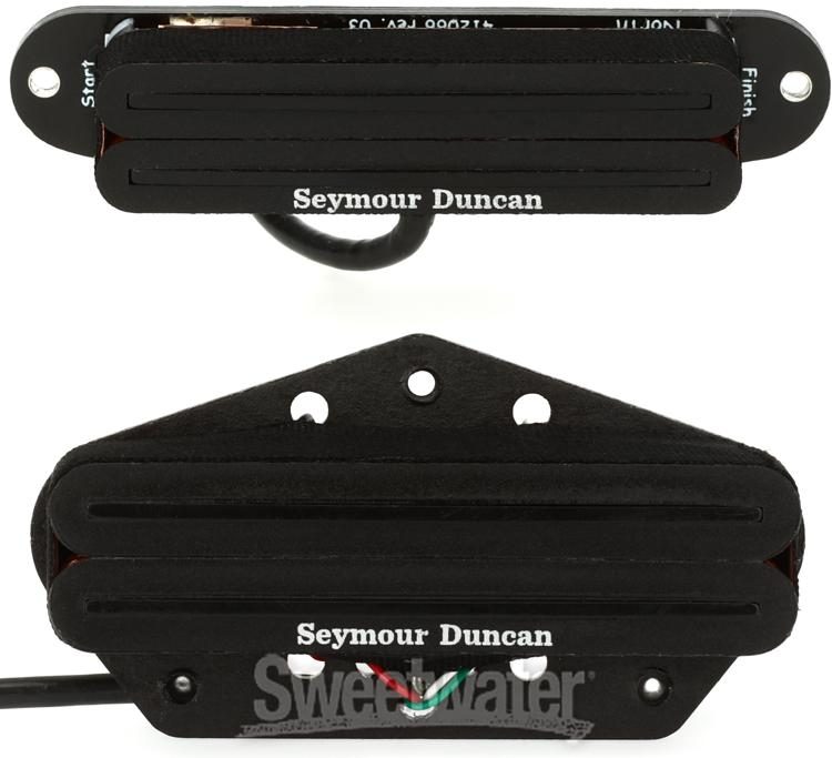 Seymour Duncan STHR-1 Hot Rails Tele 2-piece Humbucker Pickup Set - Black