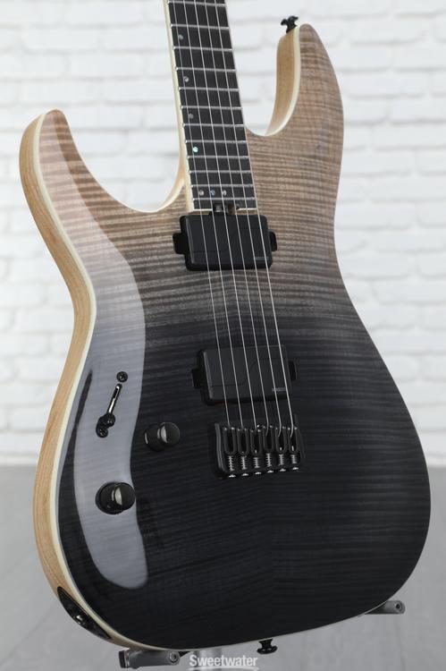 Schecter C-1 SLS Elite Left-handed - Black Fade Burst