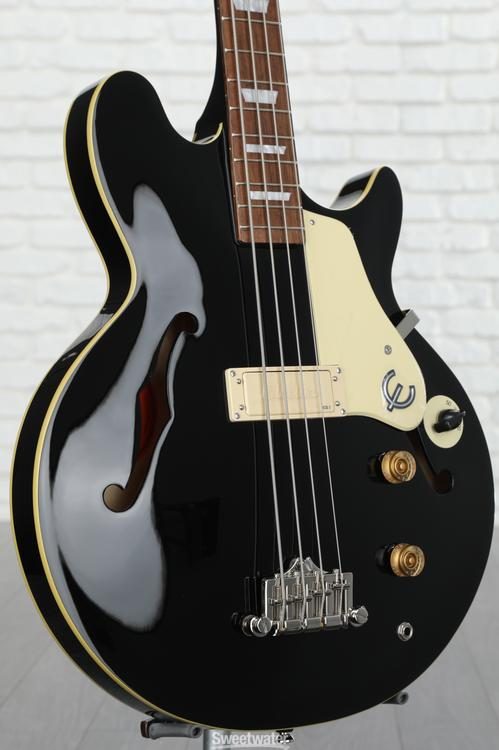 Epiphone Jack Casady Signature Semi-hollowbody Electric Bass - Ebony