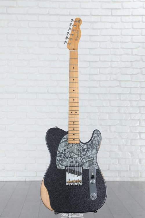 Fender Brad Paisley Road Worn Esquire Electric Guitar - Black