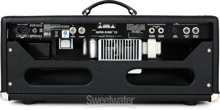 Fender Super-Sonic 22 - 22-watt Tube Head - Black