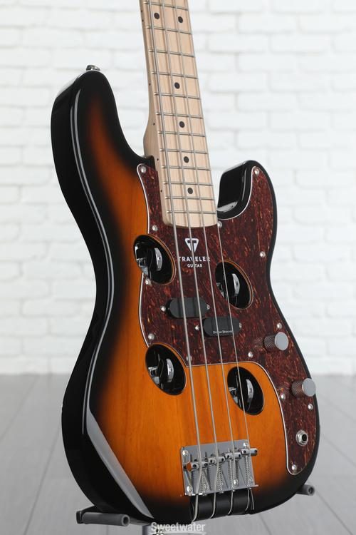 Traveler Guitar TB-4P Bass Guitar - Sunburst