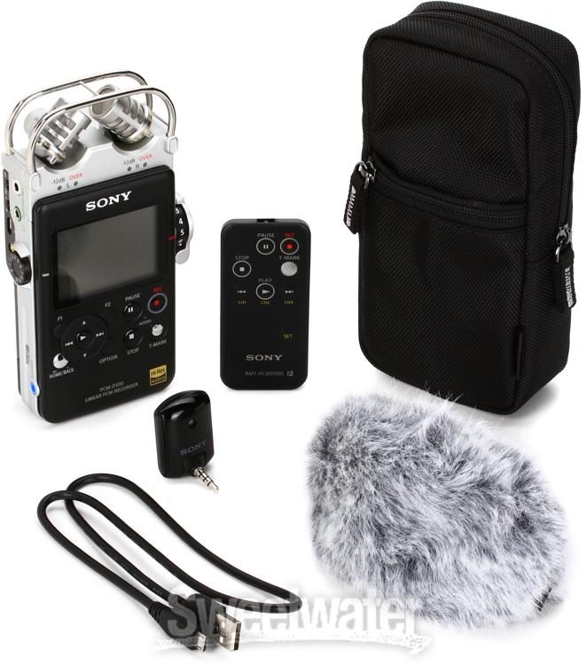Sony PCM-D100 Portable High-resolution Audio Recorder | Sweetwater