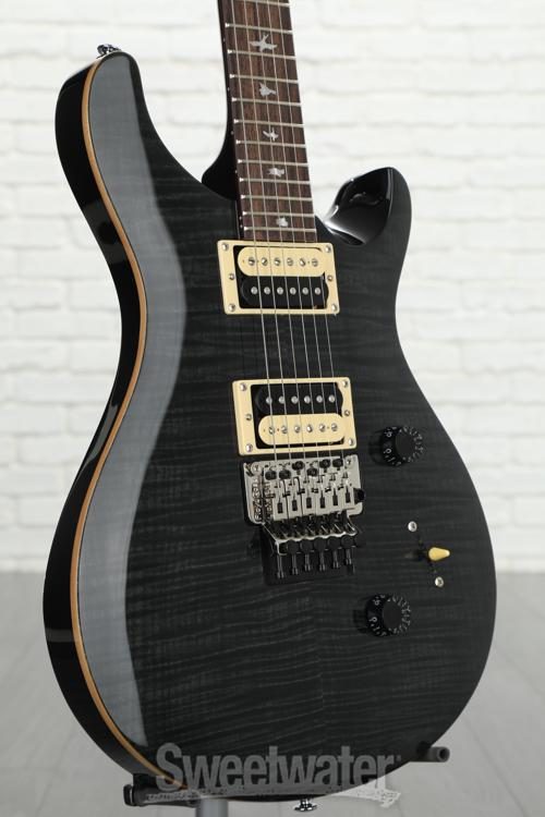 PRS SE Custom 24 Floyd Electric Guitar - Gray Black | Sweetwater