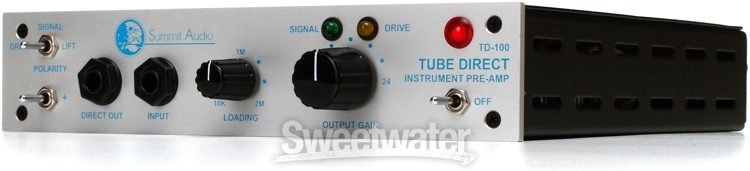 Summit Audio TD-100 1-channel Active Tube Instrument Direct Box