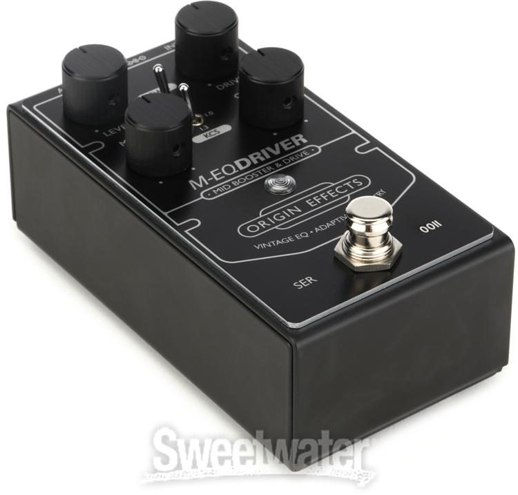 Origin Effects M-EQ Driver Mid Booster and Drive Pedal - Black Edition