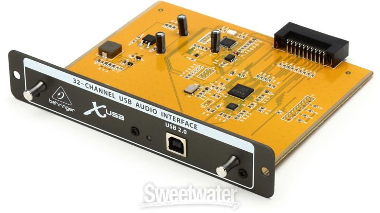 Malawi presse Kent Behringer X-USB 32-channel USB 2.0 Interface Card for X32 Digital Mixer |  Sweetwater