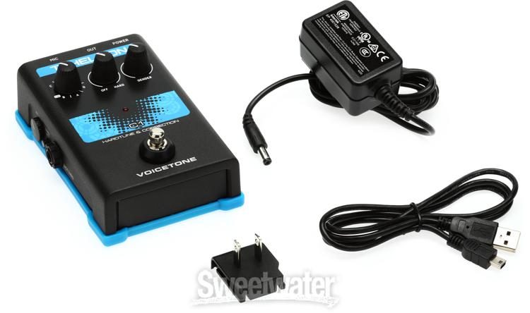 TC-Helicon VoiceTone C1 Hardtune and Pitch Correction Pedal | Sweetwater