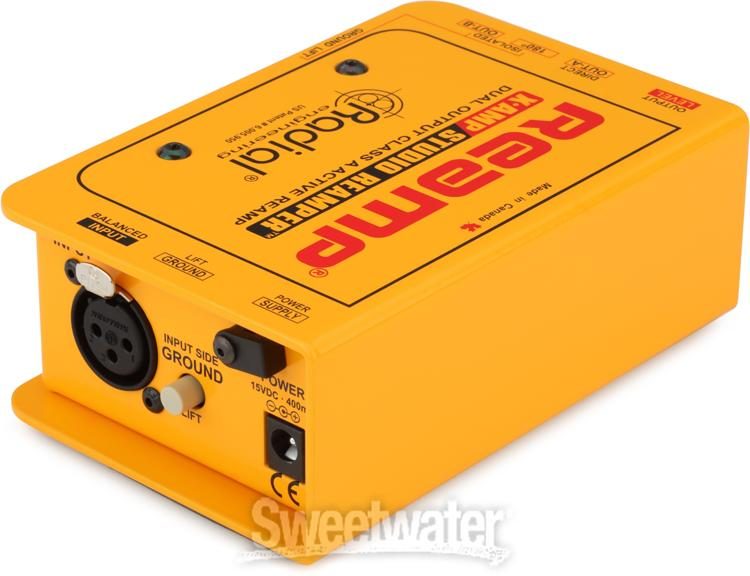 Radial X-Amp 1-in 2-out Active Re-Amping Device | Sweetwater