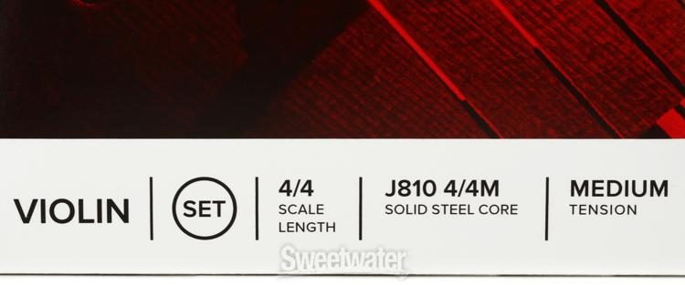 D'Addario J810 Prelude Violin String Set - 4/4 Size | Sweetwater