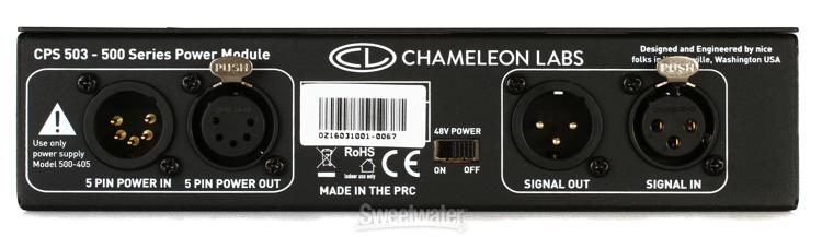 Chameleon Labs CPS503-SLV Single-slot 500 Series Powered Rack