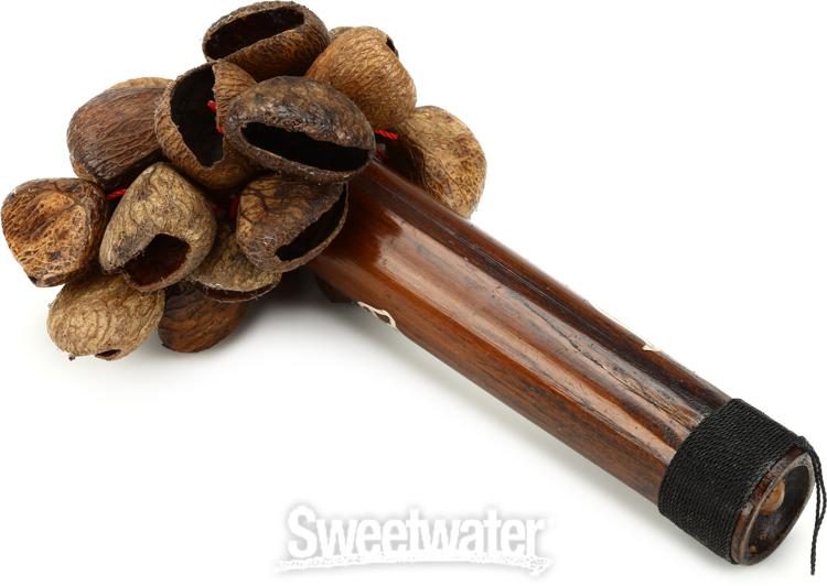 Pearl Pangi Nut Shaker - Bamboo Handle | Sweetwater