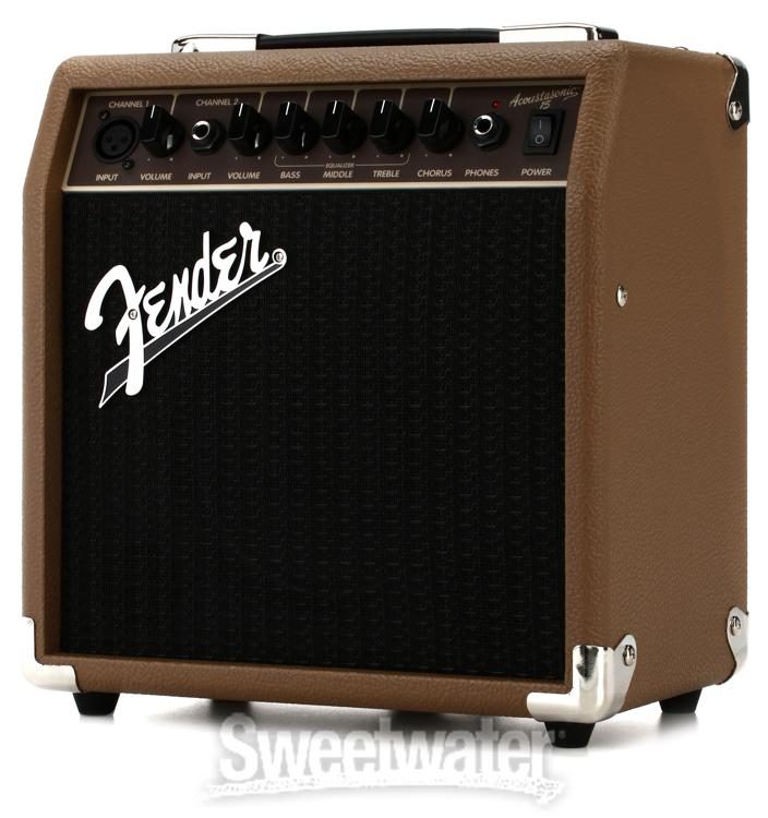 Contiene Producto Cha Fender Acoustasonic 15 - 15-watt 1x6" Acoustic Combo Amp | Sweetwater