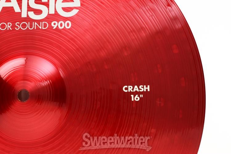 Paiste 16 inch Color Sound 900 Red Crash Cymbal | Sweetwater