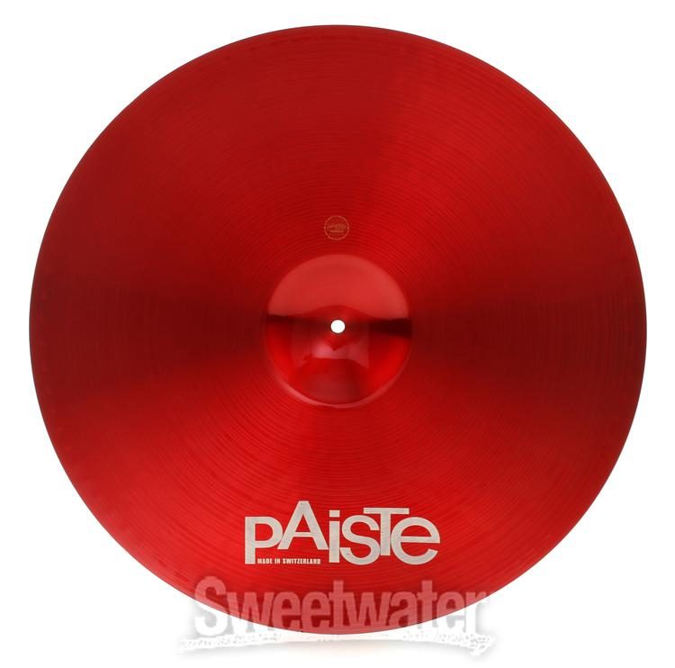 Paiste 22 inch Color Sound 900 Red Ride Cymbal | Sweetwater