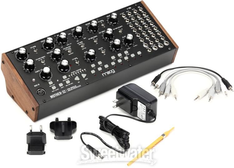 Moog Mother-32 Semi-modular Eurorack Analog Synthesizer and Step