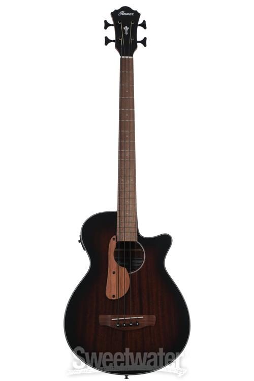Ibanez AEGB24E AEG Acoustic-electric Bass Guitar - Mahogany Sunburst High  Gloss