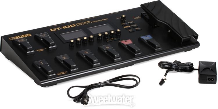 Boss GT-100 Guitar Multi-FX Pedal Reviews | Sweetwater