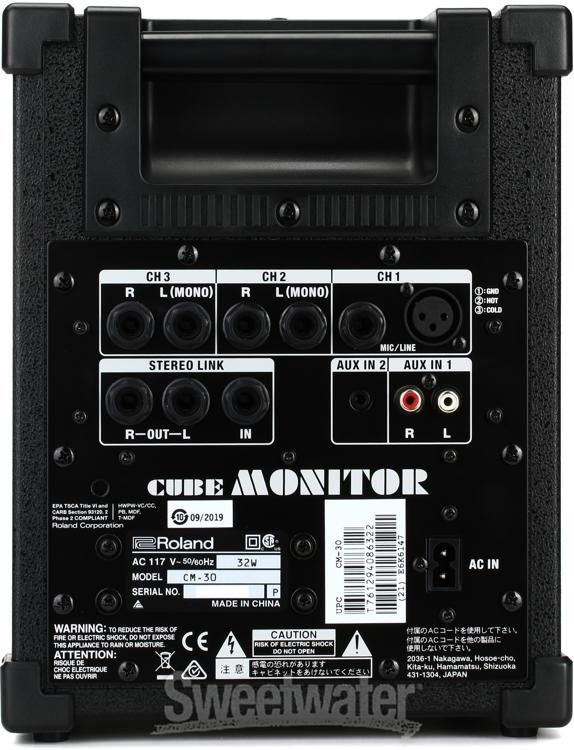 Roland CM-30 CUBE 30W 6.5 inch 2-way Portable Active Monitor