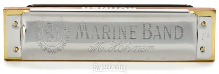 Hohner Marine Band 1896 Harmonica - Key of F Sharp
