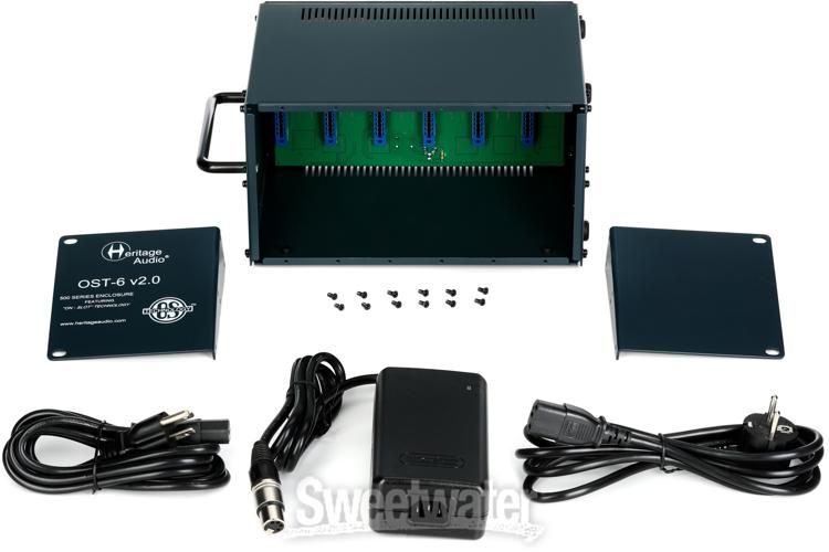 Heritage Audio OST-6 v2.0 6-slot 500 Series Enclosure | Sweetwater