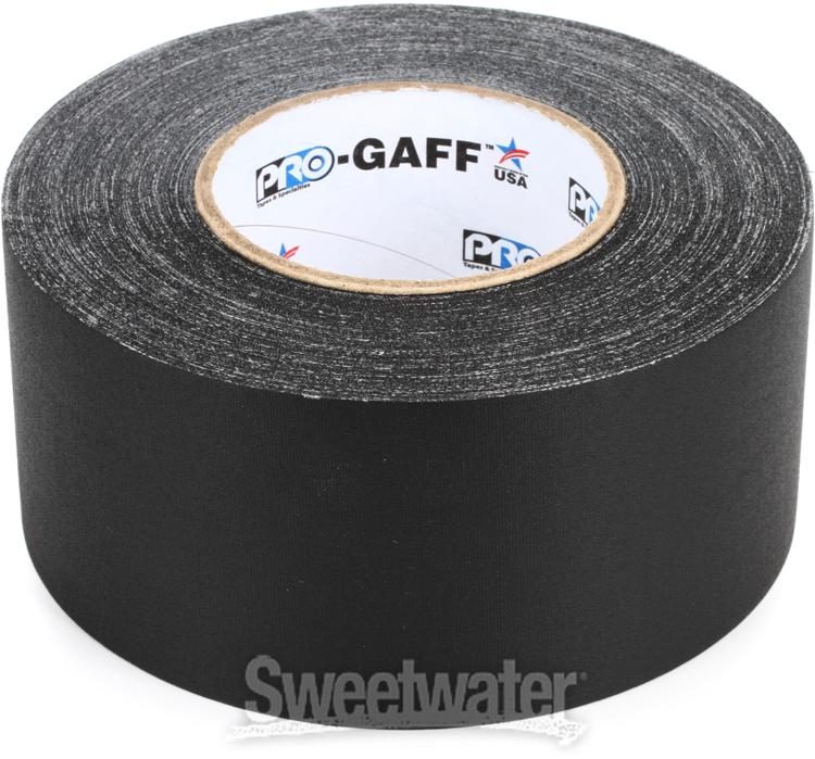 Brixwell GF355MBLK Gaffer Tape Matte Black Professional Grade 3 Inch x 50  Yards Heavy Duty Gaffers Tape Non-Reflective Multipurpose Made in the USA