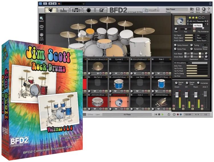 Platinum Samples Jim Scott Drums Volume 1 and 2