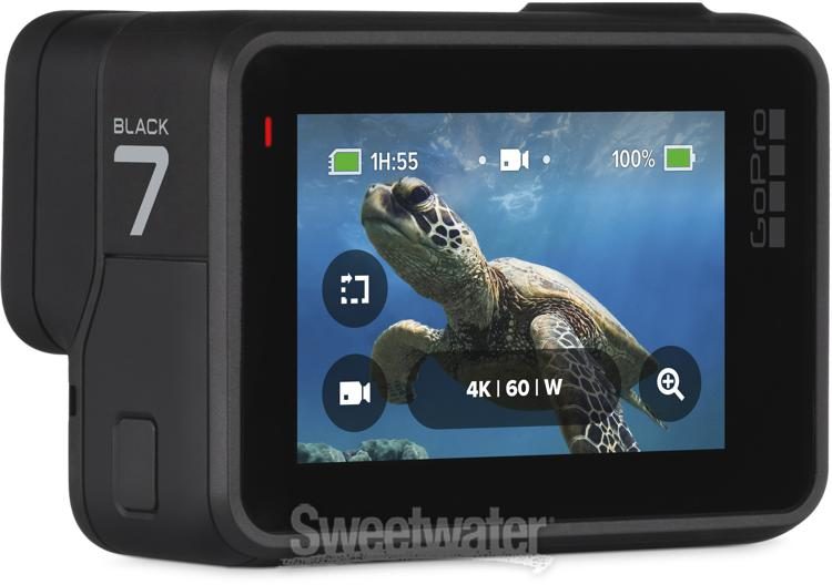 GoPro HERO7 Black 4K60 Waterproof Action Camera | Sweetwater