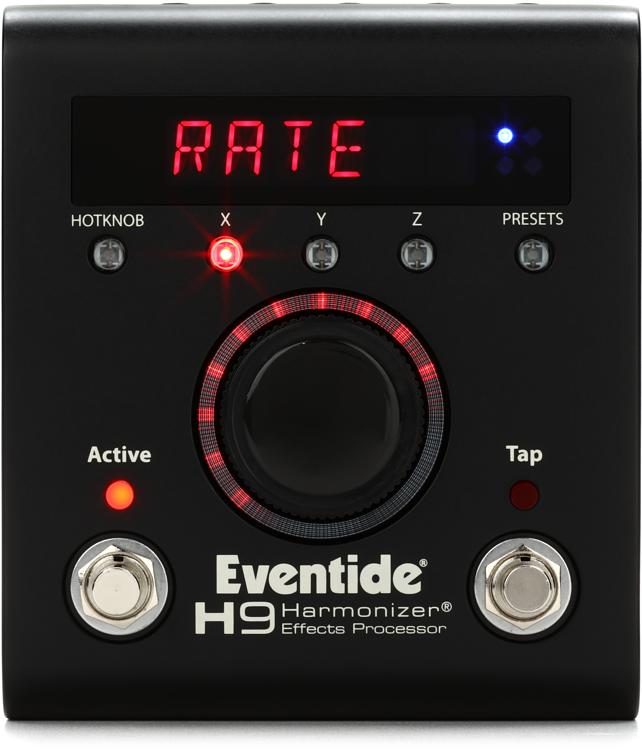 Eventide H9 Max Dark Multi-effects Pedal and Barn3 OX-9 Auxiliary Switch