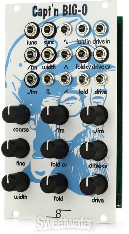 Cre8audio Capt'n Big-O Eurorack VCO Module with Waveshaping