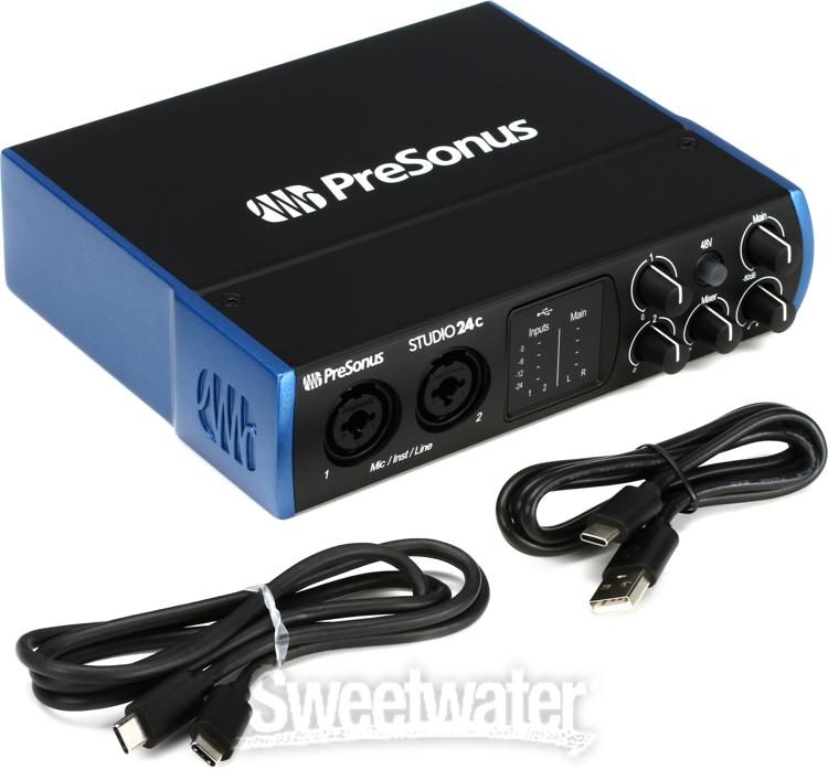 PreSonus Studio 24c USB-C Audio Interface Reviews | Sweetwater