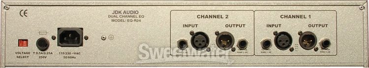 JDK Audio R24 Dual Channel 4-band EQ | Sweetwater