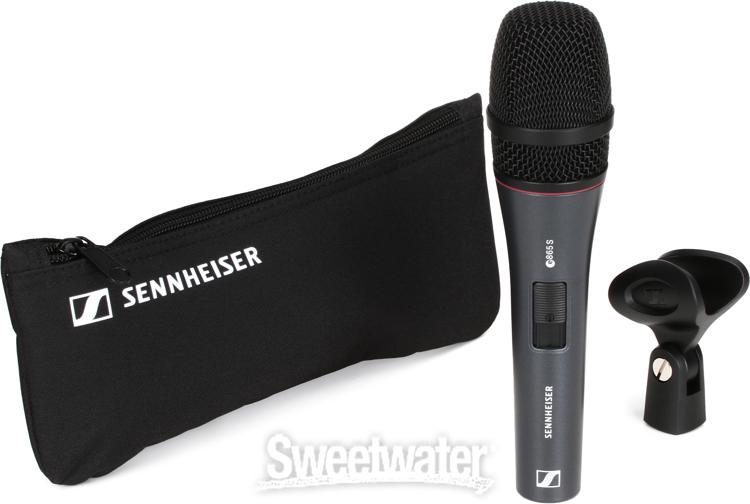 Sennheiser e 865-S Supercardioid Condenser Handheld Vocal Microphone with  On/Off Switch
