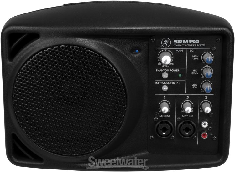 Mackie SRM150 Compact PA System with Stand and Cable | Sweetwater