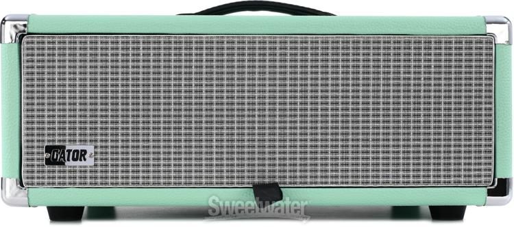 Gator GR-RETRORACK-3SG Vintage Amp Vibe Rack Case - 3U Seafoam Green