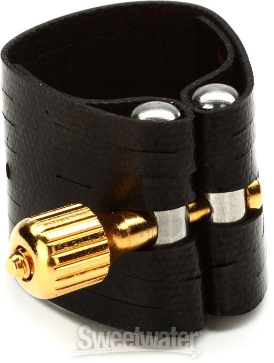 Rovner Dark Ligature and Cap for Rubber Alto Saxophone Mouthpiece