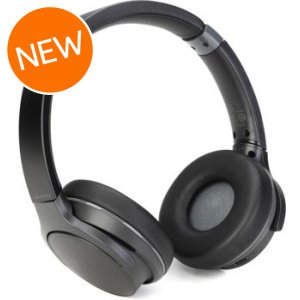 Audio-Technica ATH-S220BTBK Wireless On-ear Headphones | Sweetwater