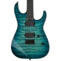 ESP USA M-II HT Quilted Maple - Aqua Marine Sunburst | Sweetwater