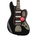 Squier Classic Vibe Bass VI Guitar - Black | Sweetwater
