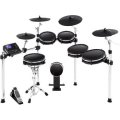 Alesis DM10 MKII Pro Kit - Kit de batería electrónica premium de diez  piezas con cabeza de malla y estante cromado