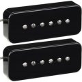 Photo of Mojotone '56 Quiet Coil P-90 Soapbar 2-piece Pickup Set - Black Cover