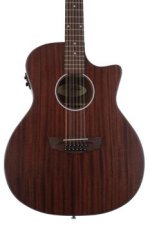 Photo of D'Angelico Premier Fulton LS 12-string Acoustic-electric Guitar - Mahogany Satin