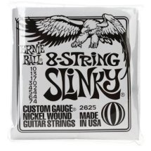 Ernie Ball 2625 Regular Slinky Nickel Wound Electric Guitar Strings - .010-.074 8-string ?>