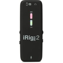 IK Multimedia iRig Pre 2 - XLR Microphone Interface for Smartphones, Tablets and Video Cameras ?>