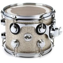 DW Collector's Series Mounted Tom - 8 x 10 inch - Broken Glass FinishPly ?>