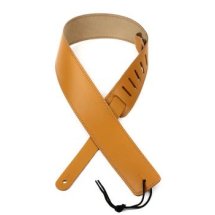 Levy's DM1 2.5" Genuine Leather Guitar Strap - Tan ?>