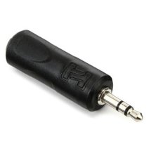 Hosa GMP-112 3.5mm TRS Male to 1/4 inch TRS Female to 3.5mm TRS Male Stereo Headphone Adapter ?>