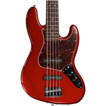Fender Deluxe Active Jazz Bass V - Candy Apple Red ?>