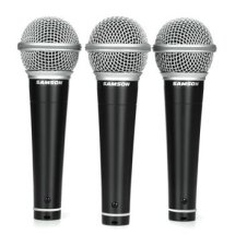 Samson R21 Cardioid Dynamic Vocal Microphone - 3-pack ?>