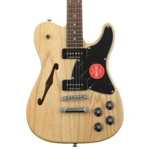 Fender Jim Adkins JA-90 Telecaster Thinline Semi-hollowbody Electric Guitar - Natural with Indian Laurel Fingerboard ?>